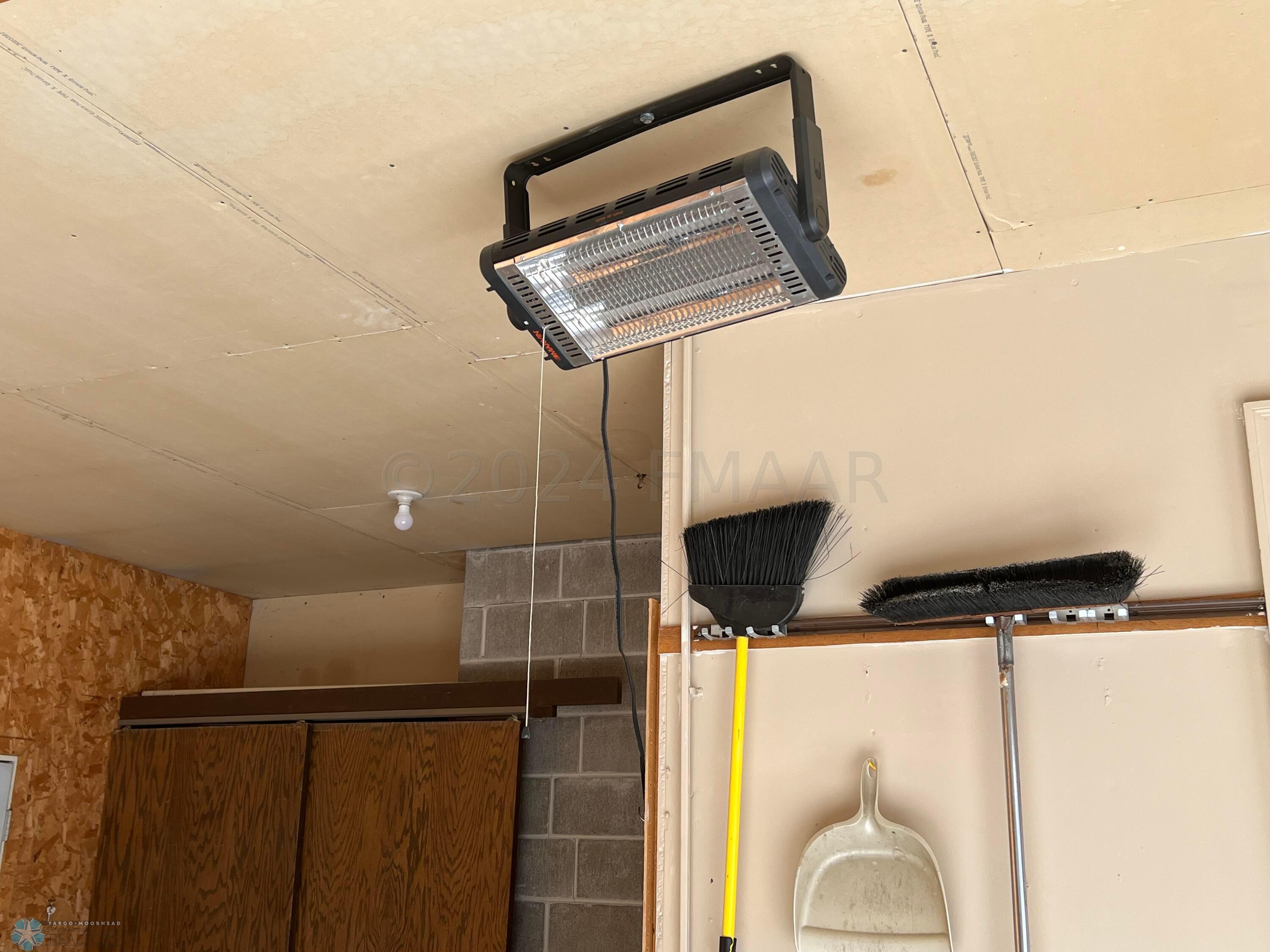Heater in garage