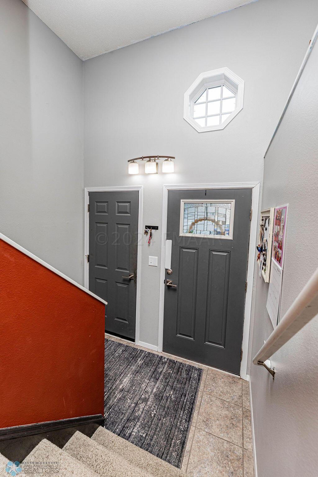 Updated Foyer and Doors