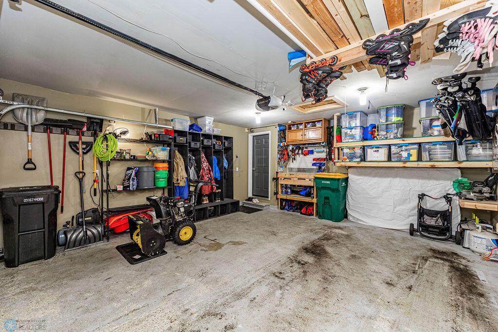 Nice Shelving in Garage