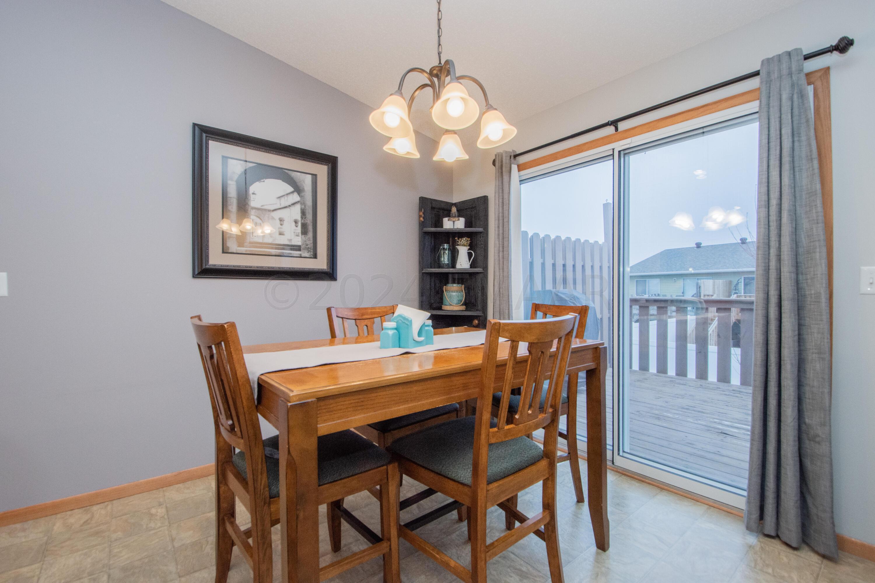 Dining Room off of the outdoor Deck