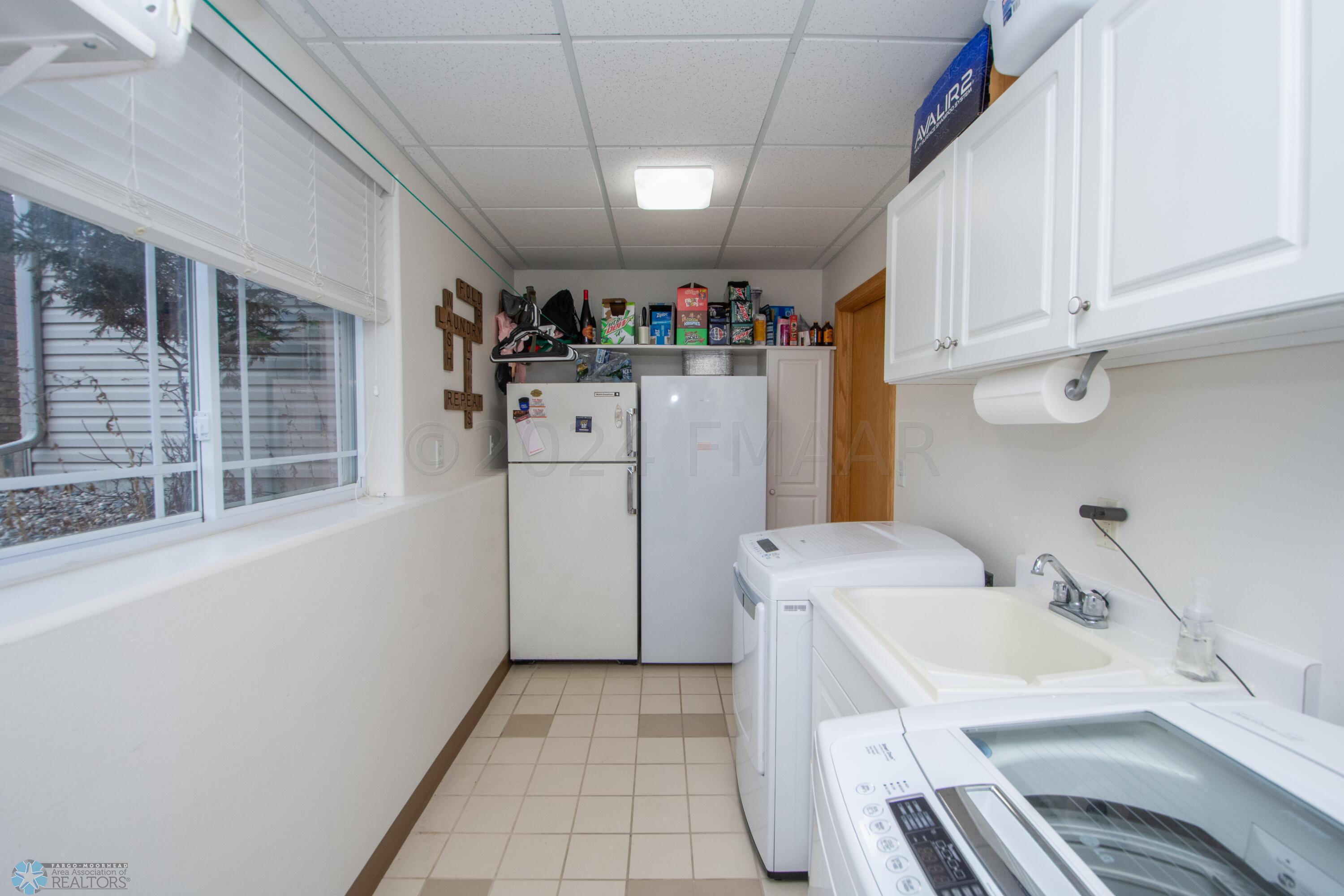 Large Finished Laundry Room