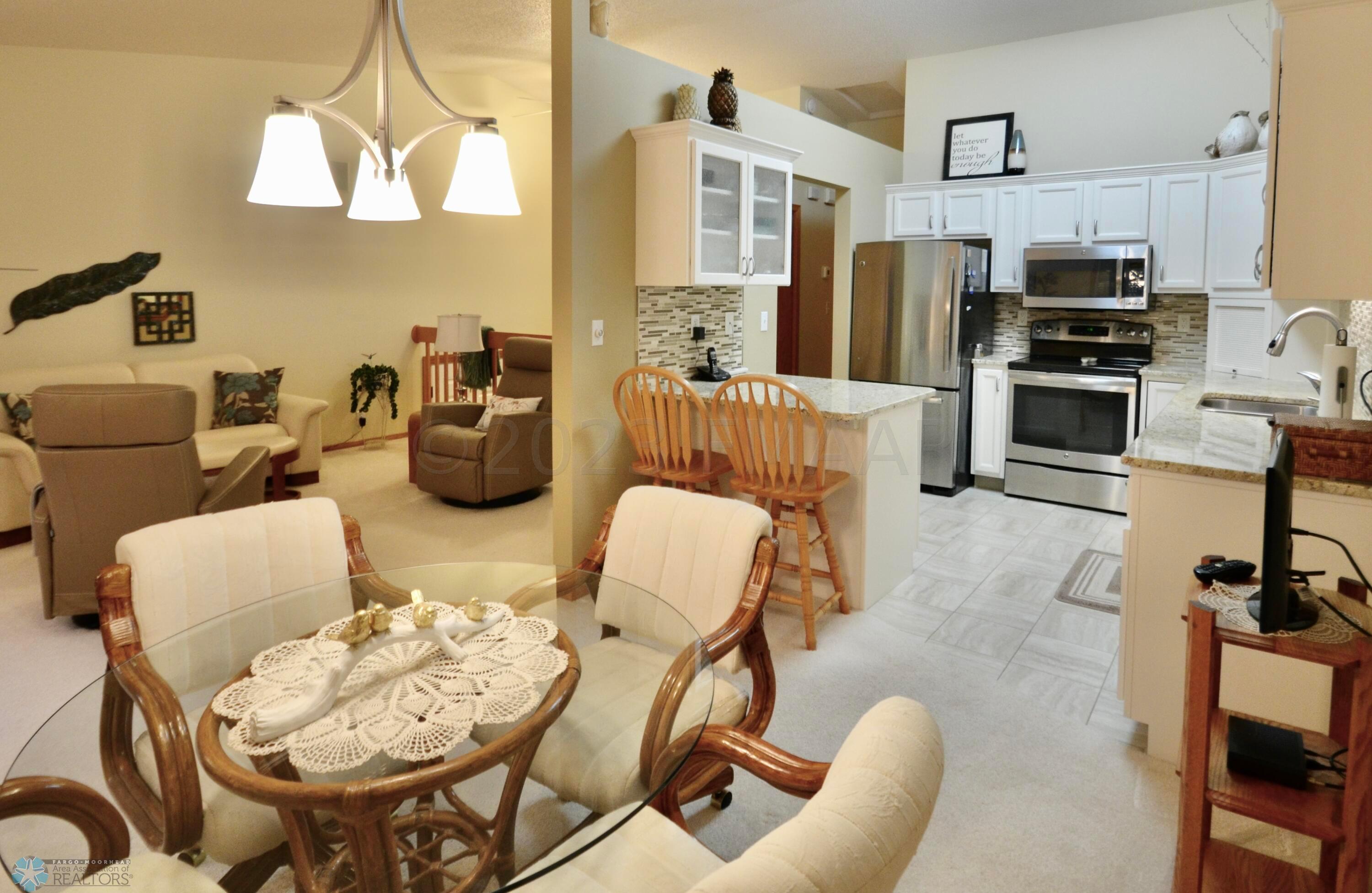 Dining to Kitchen Living Area