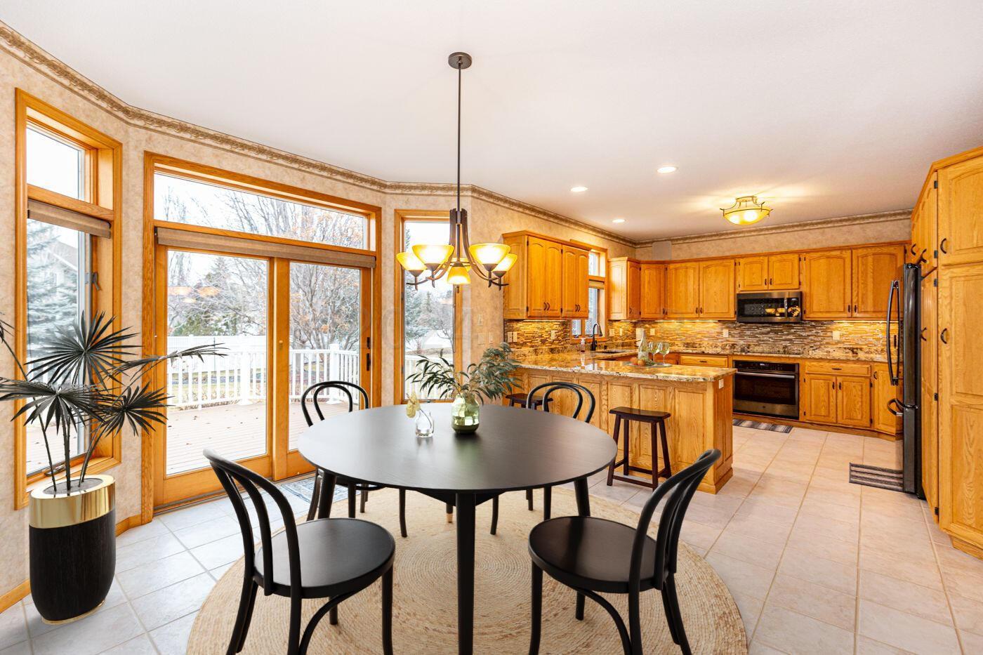 Dining to Kitchen - Virtually Staged