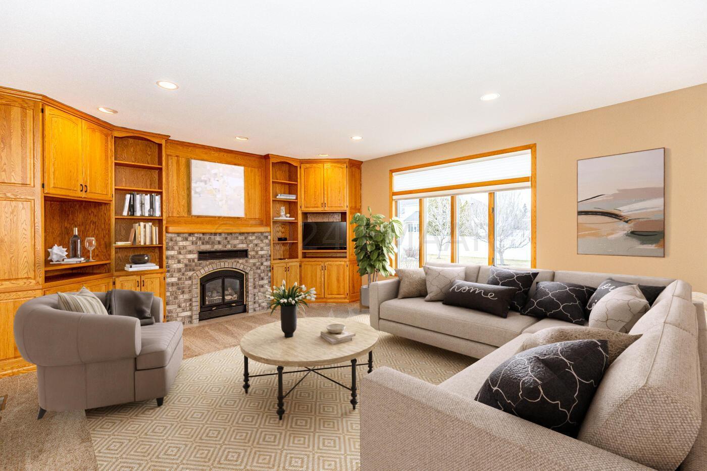 Living Room - Virtually Staged