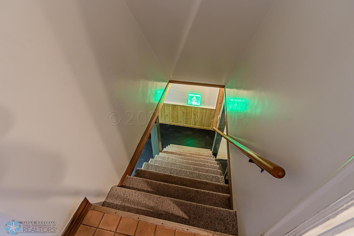 Stairway to basement