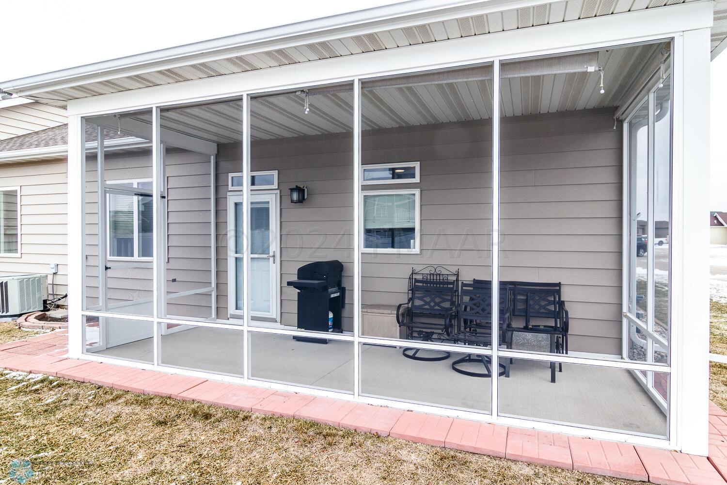 Screened in patio