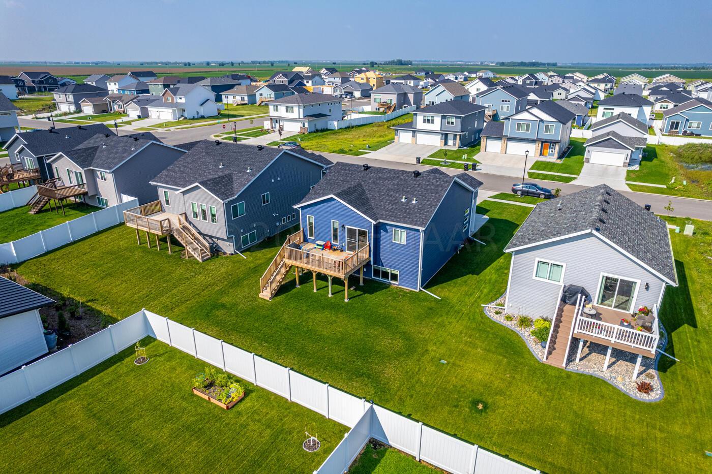 Aerial View Back of Home