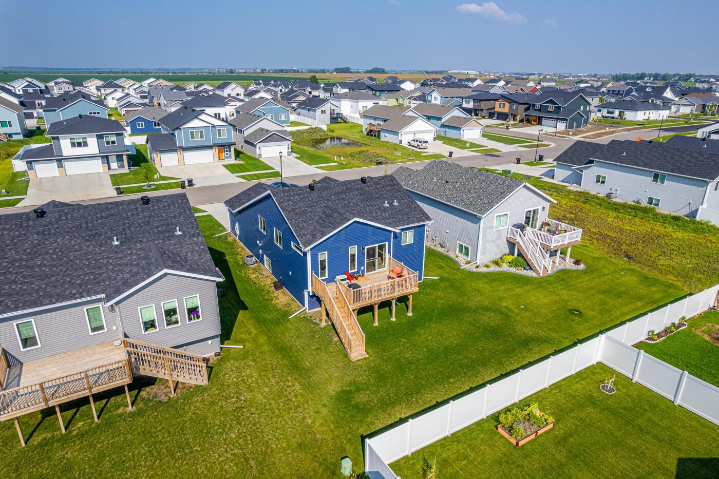 Aerial View of Back of Home