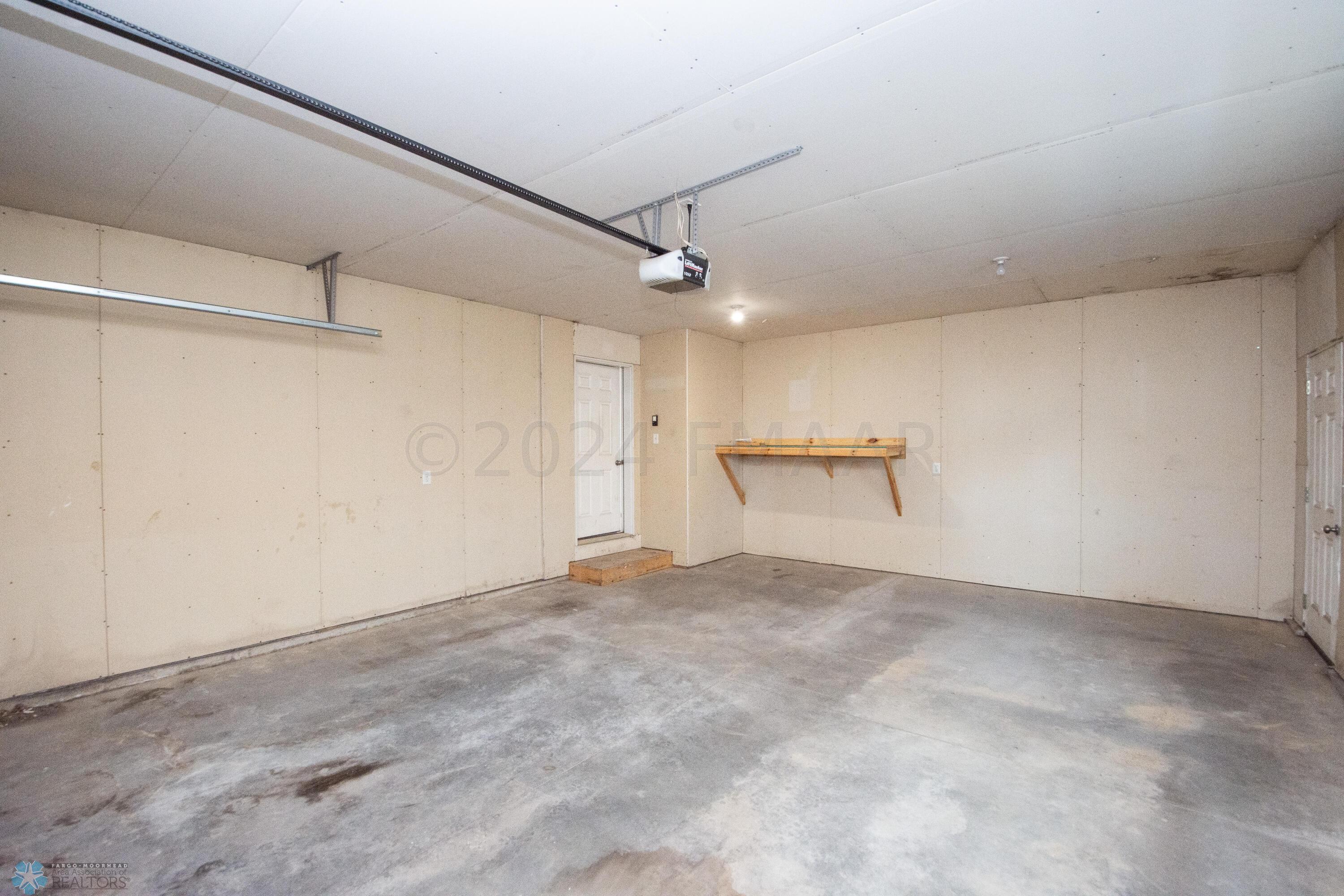 2 stall finished garage