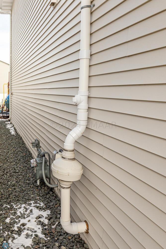 Exterior - Radon Mitigation System