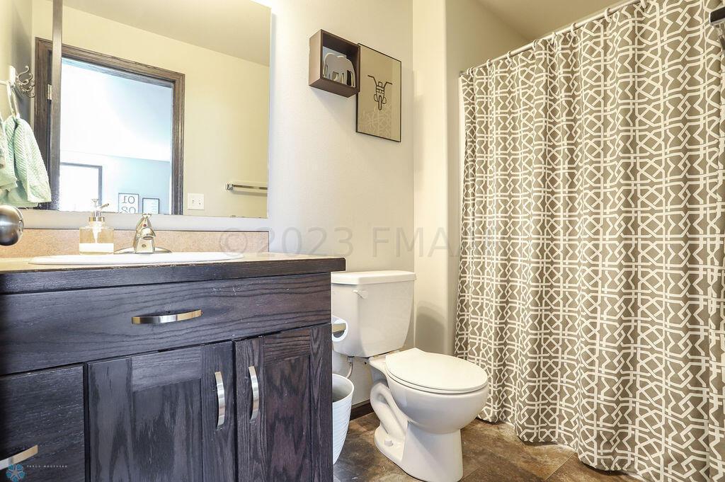 Lower level bath
